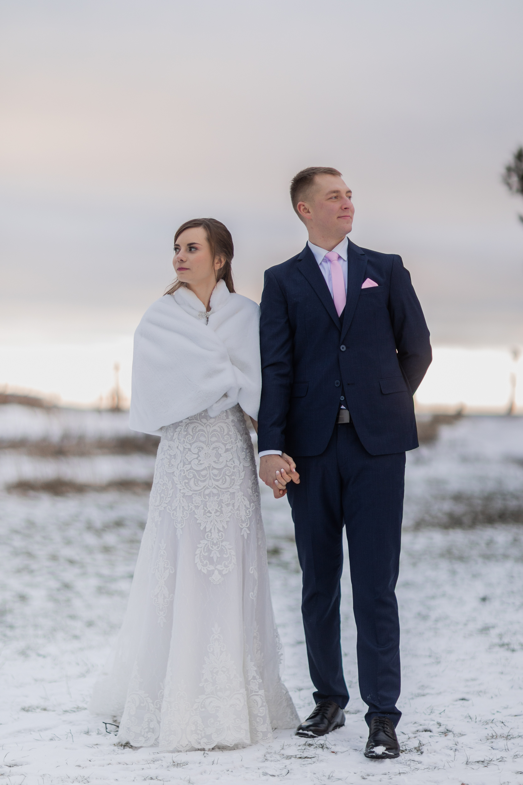 Talvised pruutpaari ilupildid Võsul I Pulmafotograaf Reti Kokk