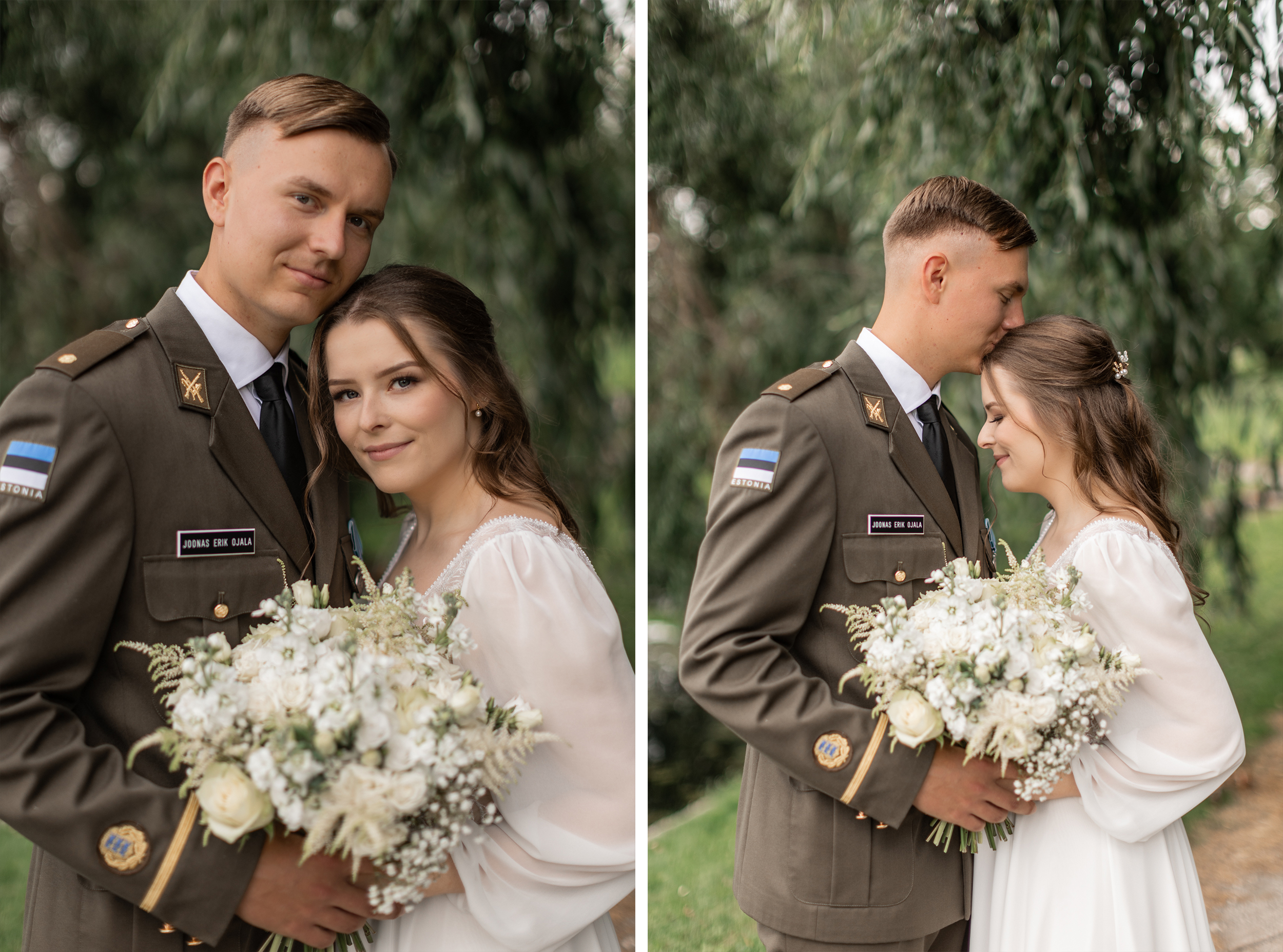Pruutpaari fotosessioon Rakveres Kirikupargis I Fotograaf Reti Kokk