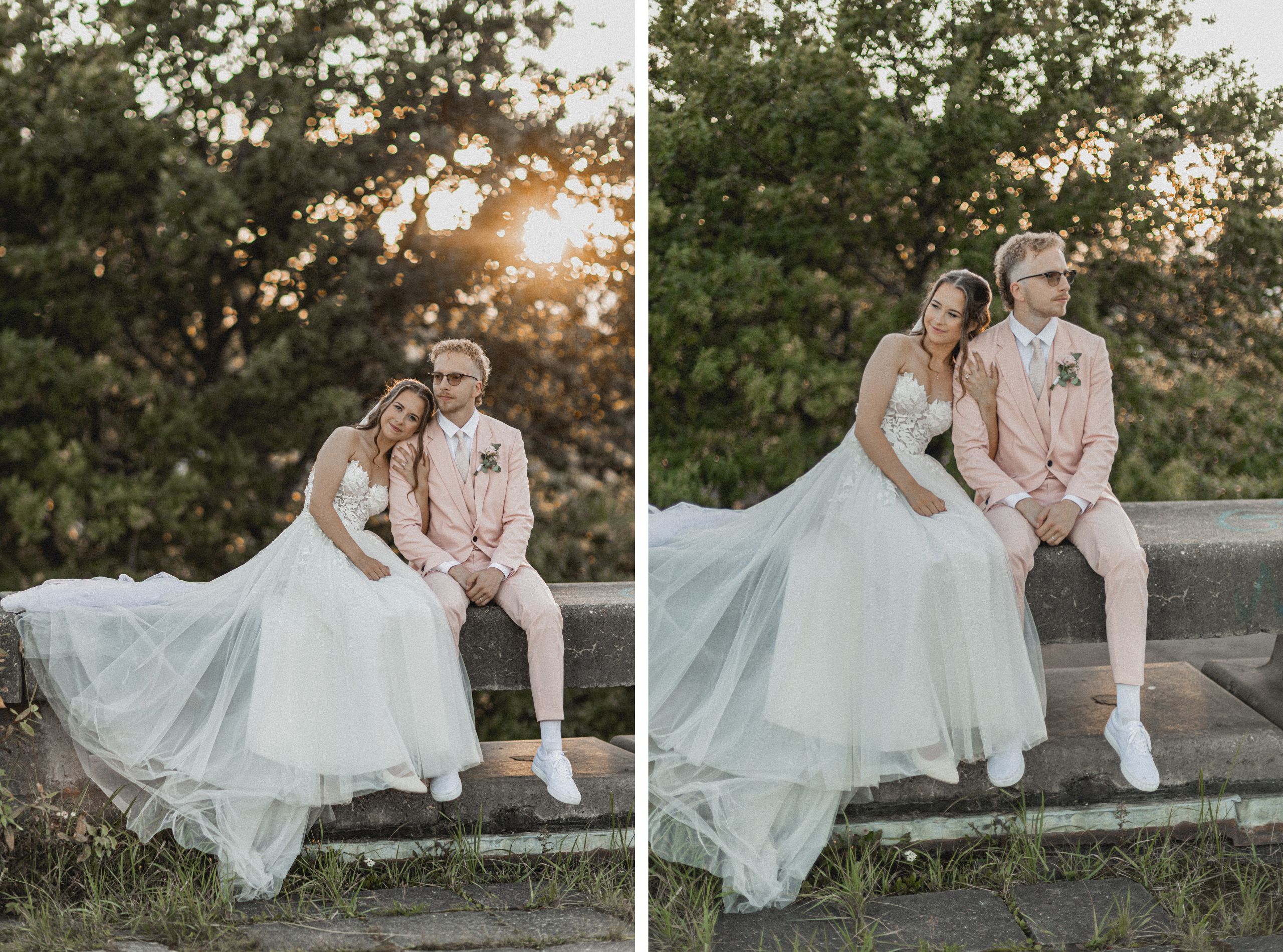 Pruutpaari loojangusessioon linnahalli peal I Pulmakorraldaja Oh Ruby I Pulmafotograaf Reti Kokk