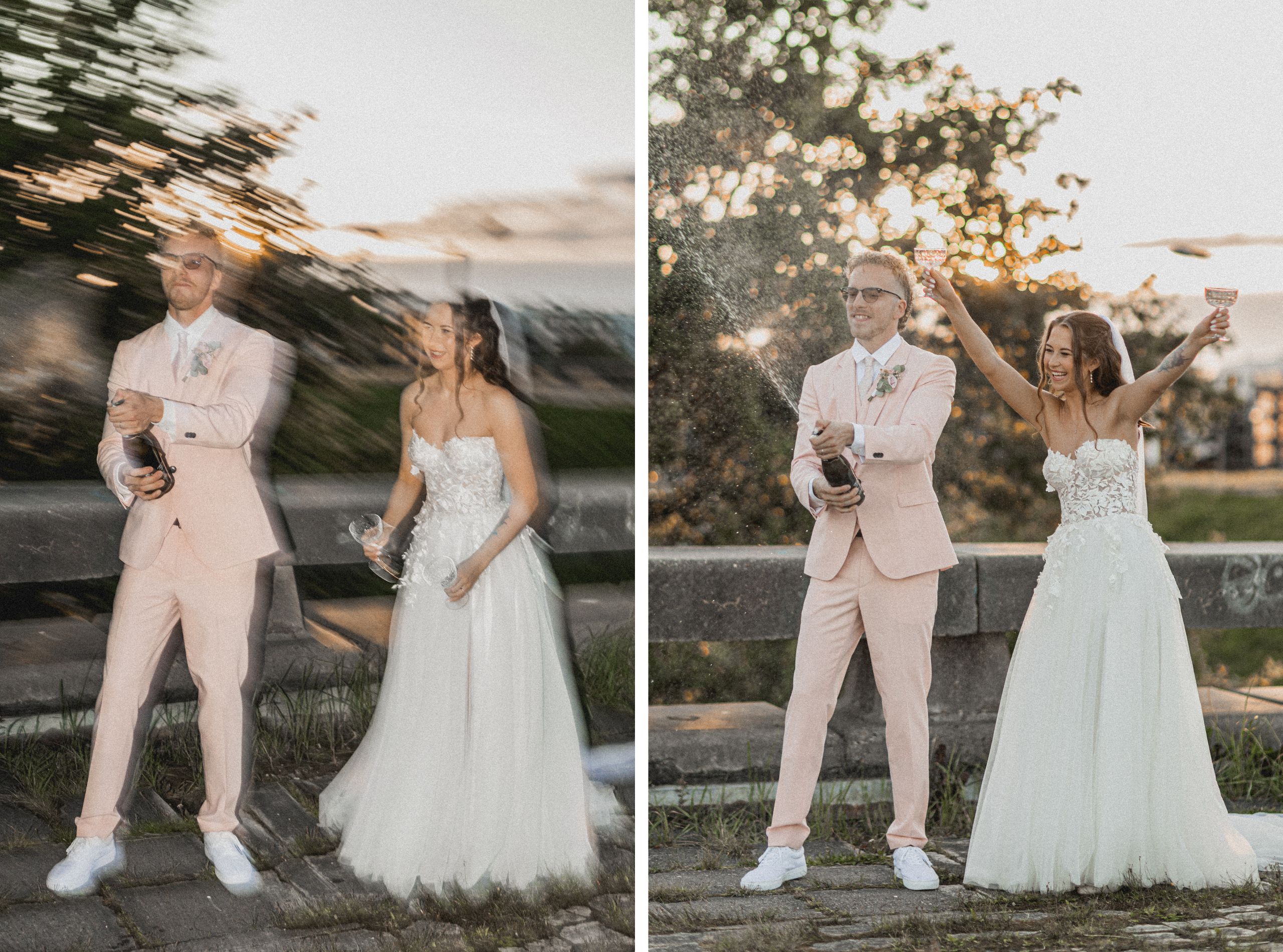 Pruutpaari loojangusessioon linnahalli peal I Pulmakorraldaja Oh Ruby I Pulmafotograaf Reti Kokk