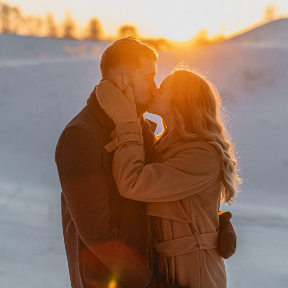 Talvine loojangusessioon Rakveres