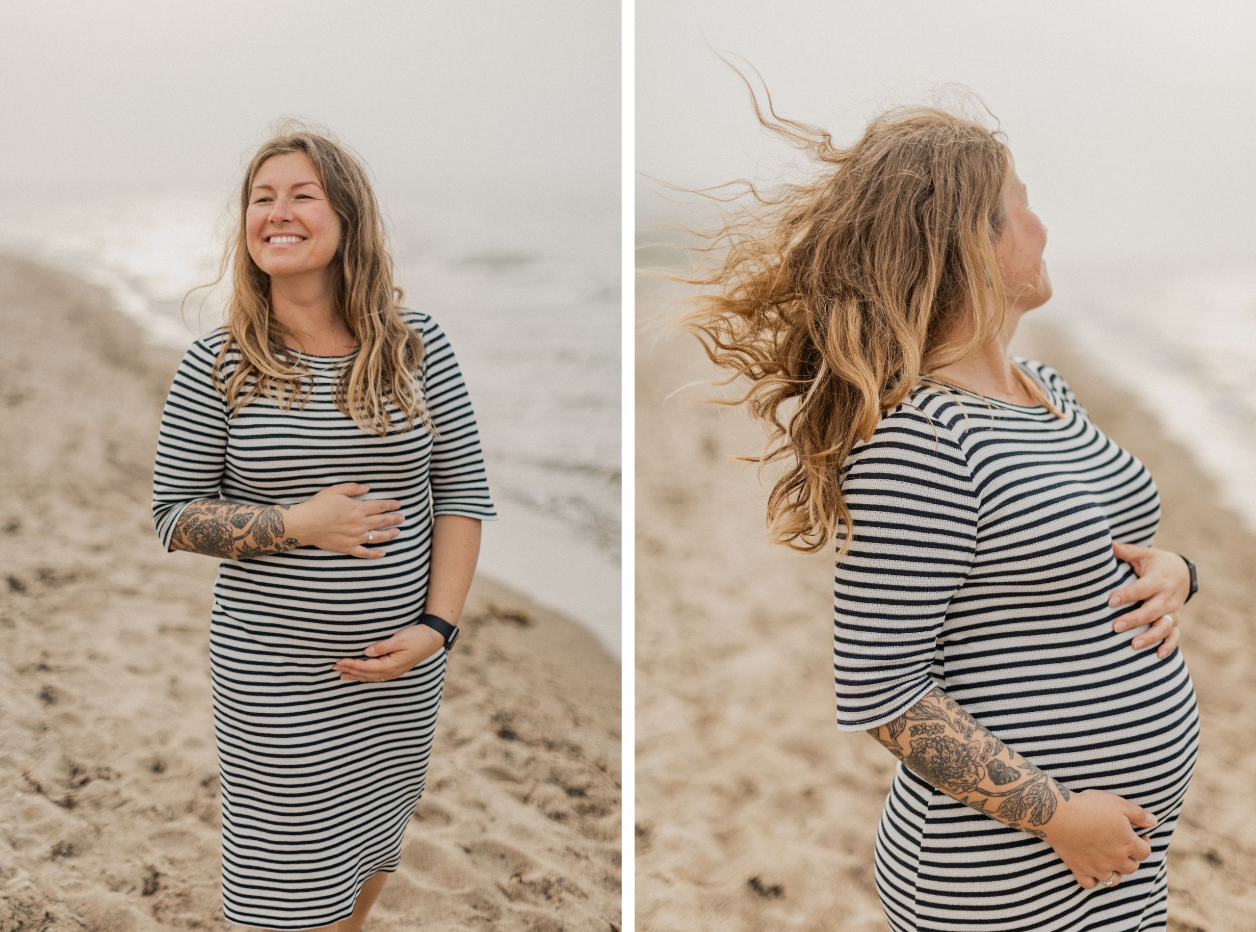 Beebiootuse fotosessioon koeraga rannas I Fotograaf Reti Kokk